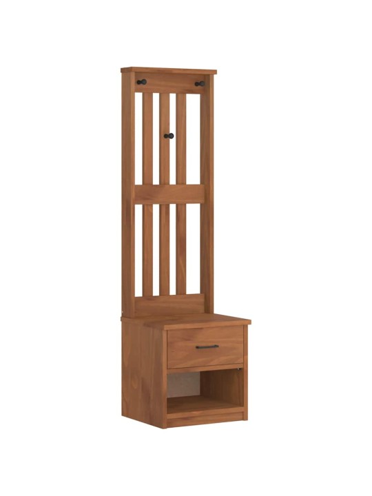 Hallin puu SANDENS 45x40x159,5 cm täysi mänty