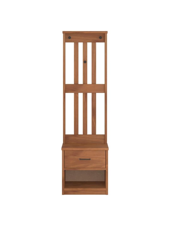 Hallin puu SANDENS 45x40x159,5 cm täysi mänty