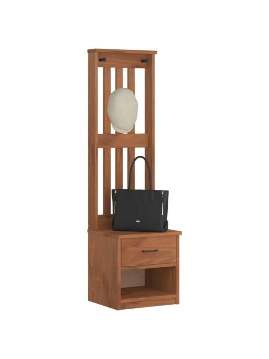 Hallin puu SANDENS 45x40x159,5 cm täysi mänty