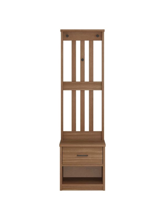 Hallin puu sandens 45x40x159,5 cm täysi mänty