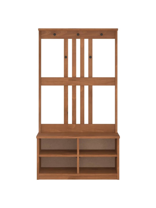 Hallin puu SANDENS 87x40x159,5 cm täysi mänty