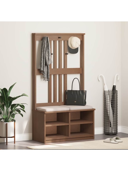 Hallin puu SANDENS 87x40x159,5 cm täysi mänty