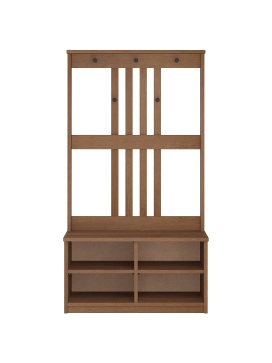 Hallin puu SANDENS 87x40x159,5 cm täysi mänty