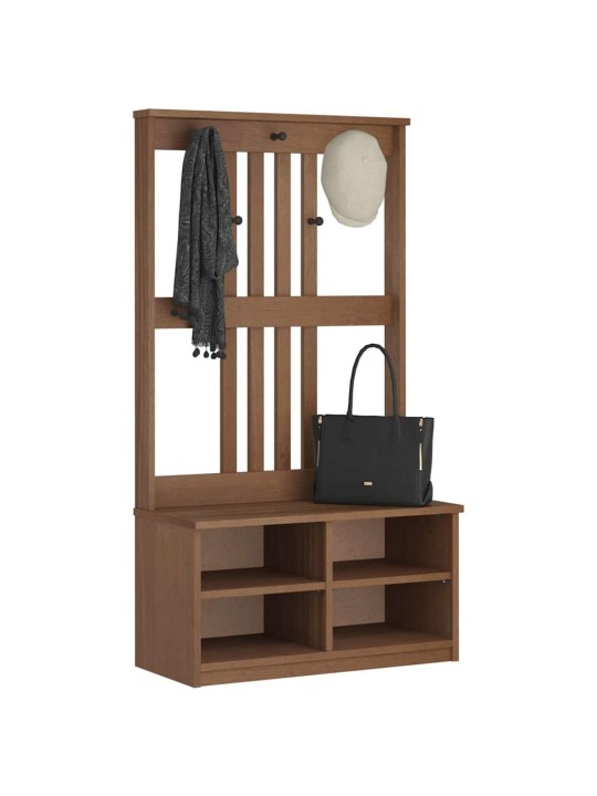 Hallin puu SANDENS 87x40x159,5 cm täysi mänty