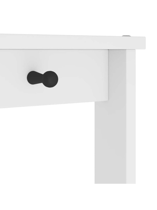 Hallin puu SANDENS valkoinen 87x40x159,5 cm täysi mänty