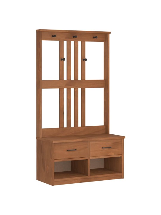 Hallin puu SANDENS 87x40x159,5 cm täysi mänty