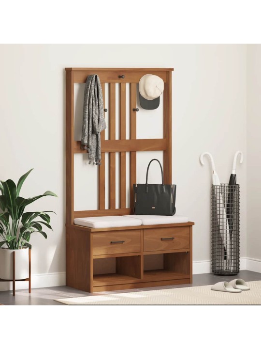 Hallin puu SANDENS 87x40x159,5 cm täysi mänty
