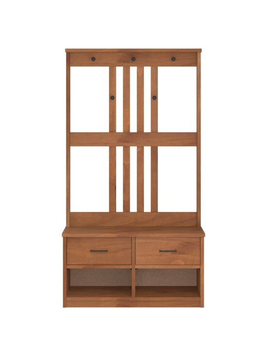 Hallin puu SANDENS 87x40x159,5 cm täysi mänty