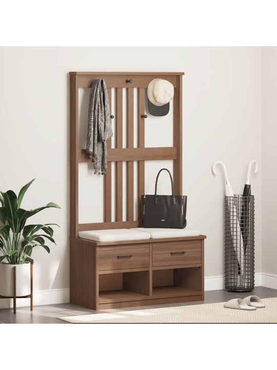 Hallin puu SANDENS 87x40x159,5 cm täysi mänty