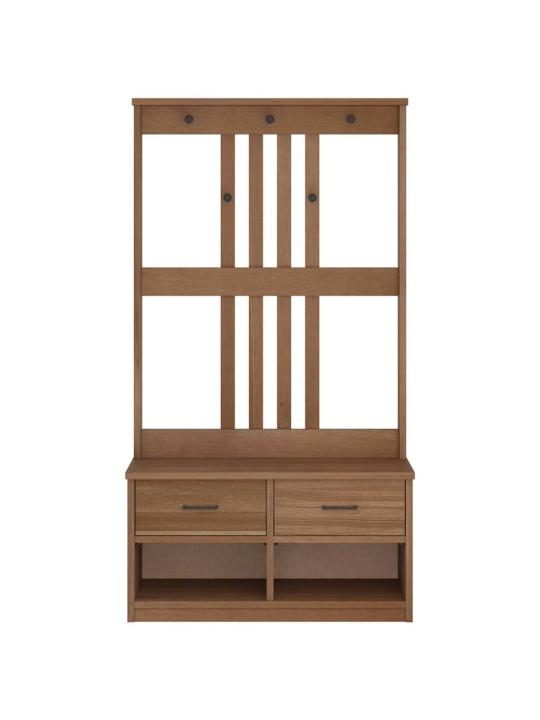 Hallin puu SANDENS 87x40x159,5 cm täysi mänty