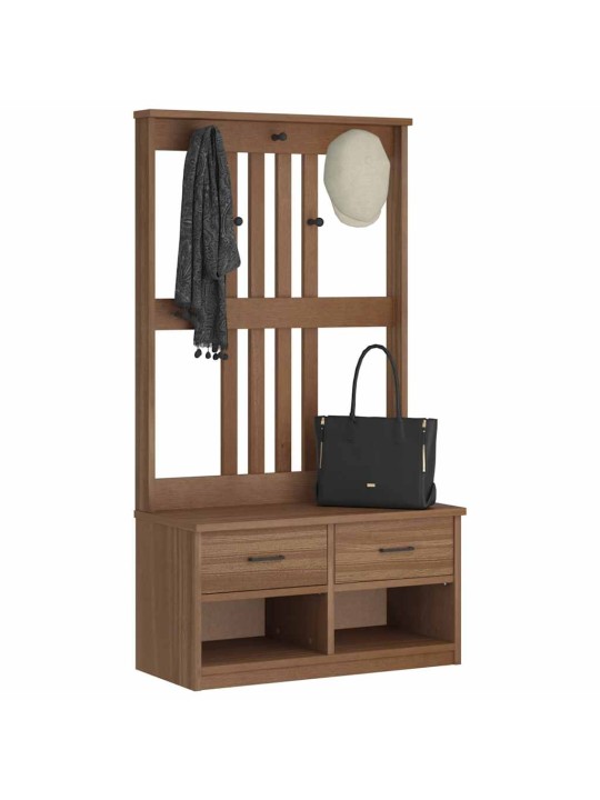 Hallin puu SANDENS 87x40x159,5 cm täysi mänty