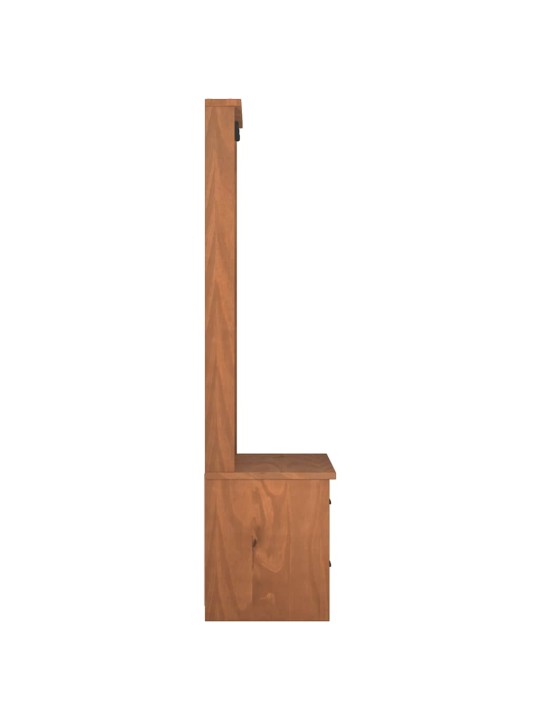 Hallin puu sandens 87x40x159,5 cm täysi mänty