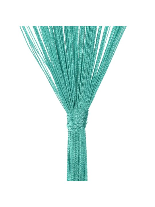 String-verhot 2 kpl turkoosi 140x250 cm