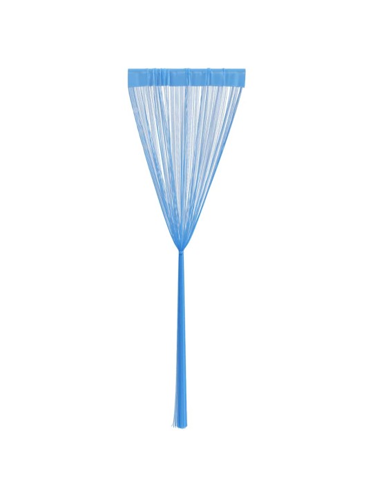 String-verhot 2 kpl vaaleansininen 140x250 cm