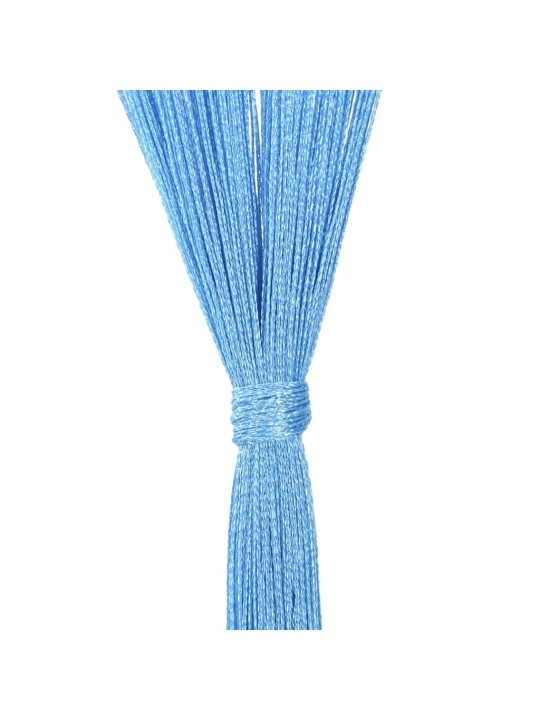 String-verhot 2 kpl vaaleansininen 140x250 cm