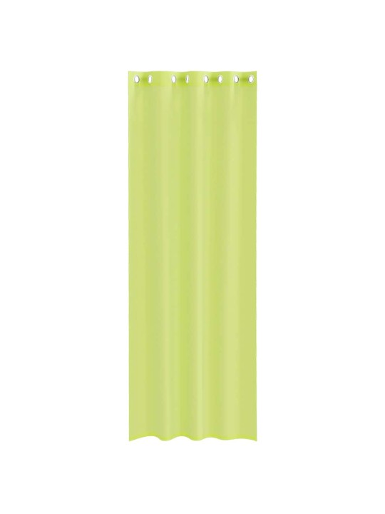 Voileeverhot läpiviennillä 2 kpl omenanvihreä 140x260 cm