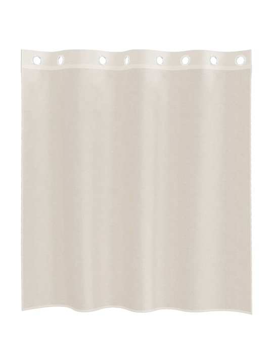 Voileeverhot läpiviennillä 2 kpl kerma 140x140 cm