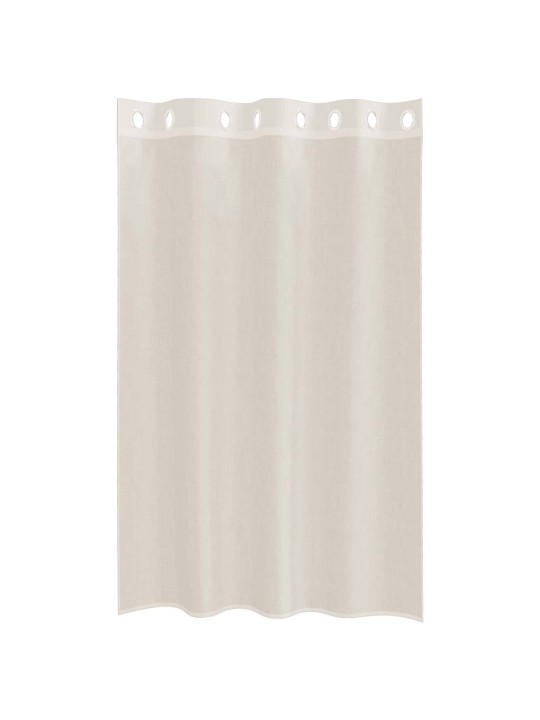 Voileeverhot läpiviennillä 2 kpl kerma 140x175 cm
