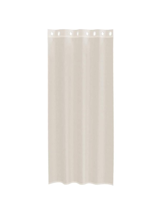 Voileeverhot läpiviennillä 2 kpl kerma 140x225 cm