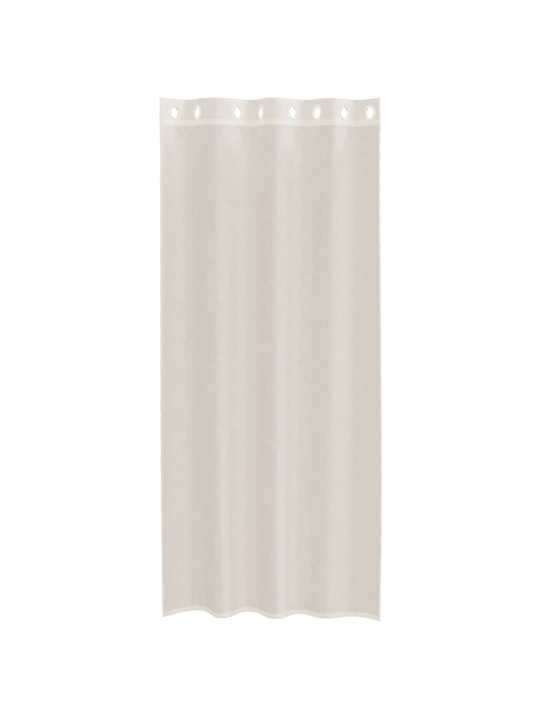 Voileeverhot läpiviennillä 2 kpl kerma 140x245 cm