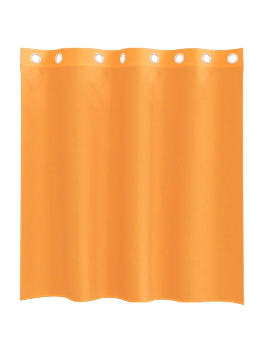 Voileeverhot läpiviennillä 2 kpl oranssi 140x140 cm