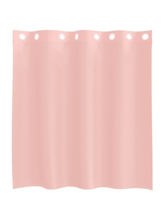 Voileeverhot läpiviennillä 2 kpl pinkki 140x140 cm