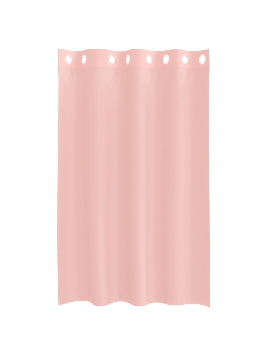 Voileeverhot läpiviennillä 2 kpl pinkki 140x175 cm