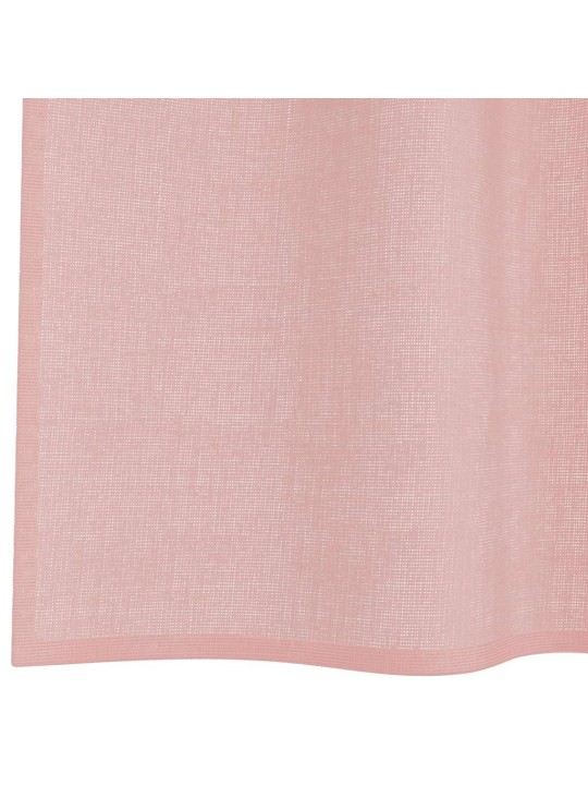 Voileeverhot läpiviennillä 2 kpl pinkki 140x260 cm