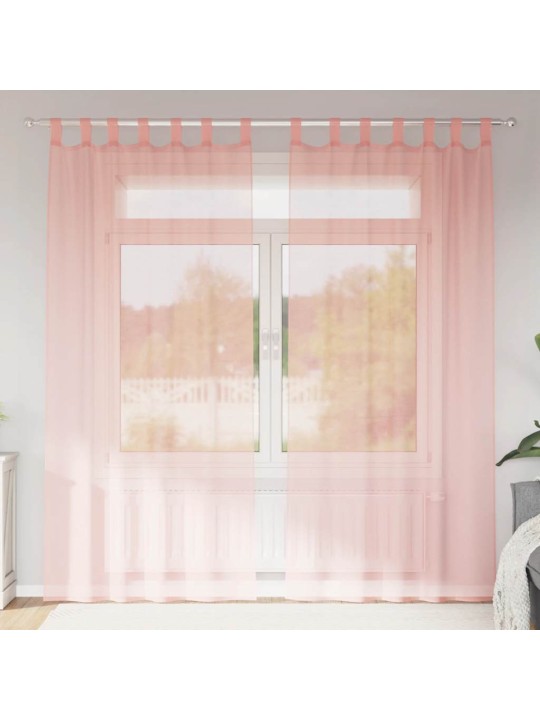 Voileeverhot tangotaskuilla 2 kpl pinkki