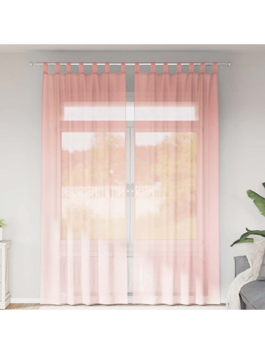 Voileeverhot tangotaskuilla 2 kpl pinkki