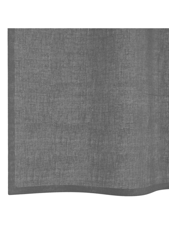 Voileeverhot lenkeillä 2 kpl tummanharmaa 140x245 cm