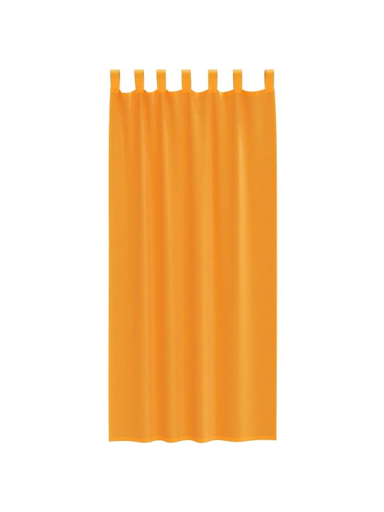 Voileeverhot lenkeillä 2 kpl oranssi 140x245 cm