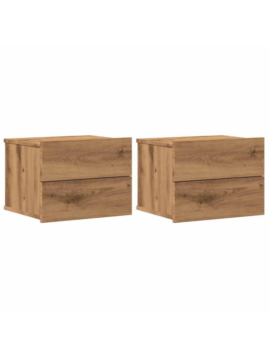 Seinäkaapit 2 kpl artisan oak 40x32x30 cm