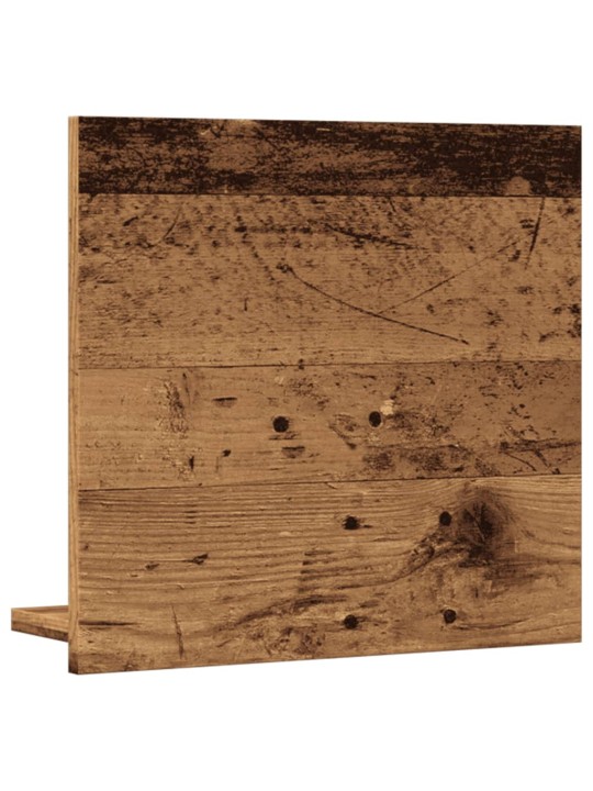 Kylpyhuoneen peilikaappi vanha puu 40x11x37 cm tekninen puu