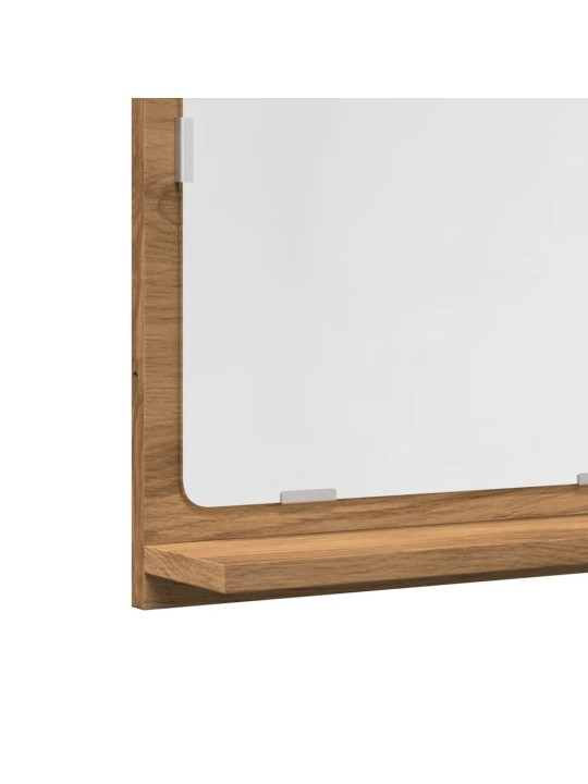 Kylpyhuoneen peilikaappi tammi 40x11x37 cm tekninen puu