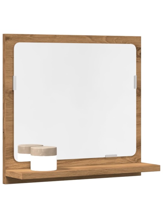 Kylpyhuoneen peilikaappi tammi 40x11x37 cm tekninen puu