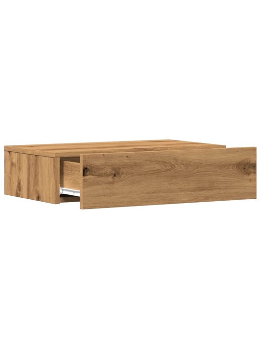 Tv-kaappi led-valoilla käsityöläinen tammi 60x35x15,5 cm