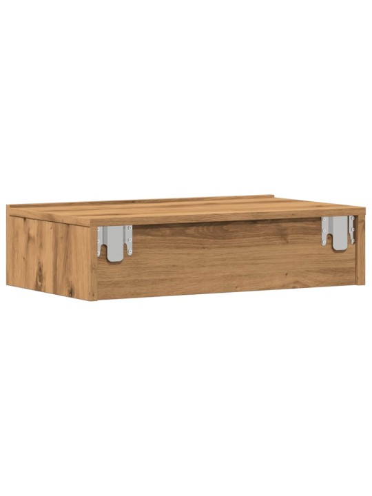 Tv-kaappi led-valoilla käsityöläinen tammi 60x35x15,5 cm