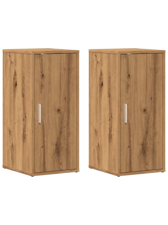 Kenkäkaapit 2 kpl artisan oak 32x35x70 cm engineered wood
