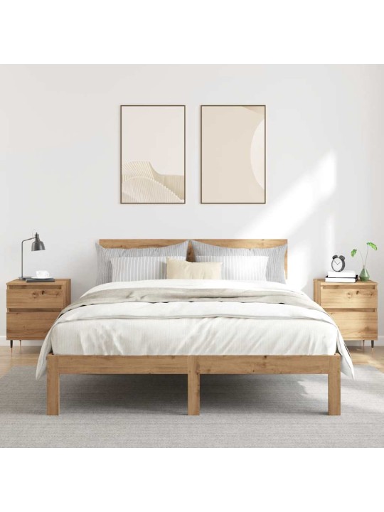 Yöpöytäkaapit 2 kpl artisan oak 40x35x50 cm engineered wood