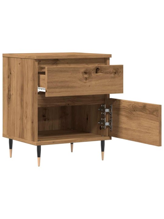Yöpöytäkaapit 2 kpl artisan oak 40x35x50 cm engineered wood