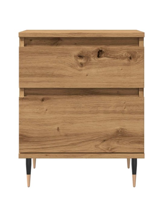 Yöpöytäkaapit 2 kpl artisan oak 40x35x50 cm engineered wood