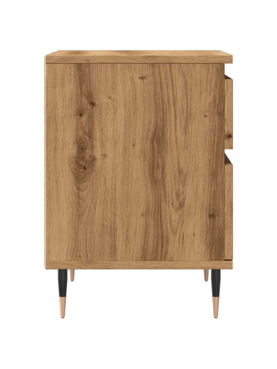 Yöpöytäkaapit 2 kpl artisan oak 40x35x50 cm engineered wood