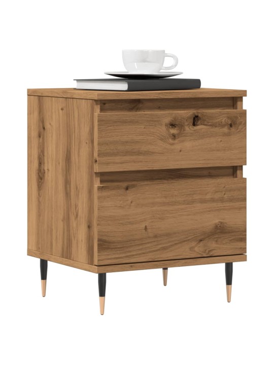 Yöpöytäkaapit 2 kpl artisan oak 40x35x50 cm engineered wood