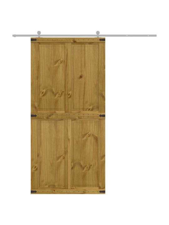 Navetan ovi corona 100x210 cm massiivipuu mänty