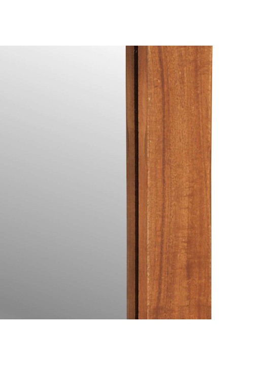 Seinäpeili laatikoilla 60x33x90 cm massiivipuu akaasia