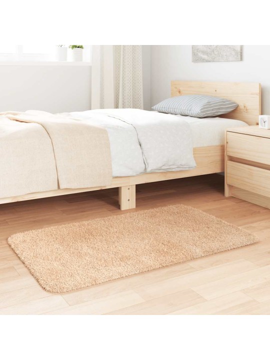Pörrömatto korkeanukkainen navarra beige 60x100 cm polyesteri