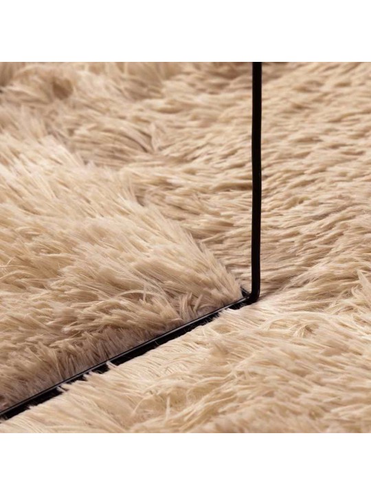 Pörrömatto korkeanukkainen navarra beige 60x100 cm polyesteri