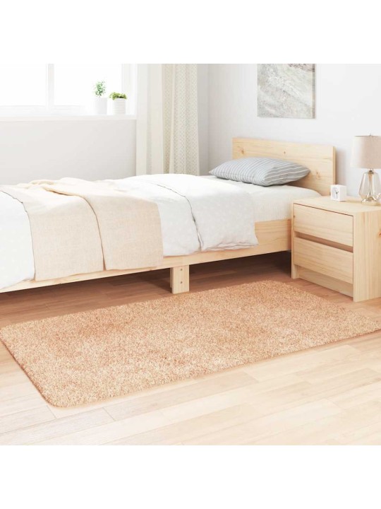 Pörrömatto korkeanukkainen navarra beige 80x150 cm polyesteri