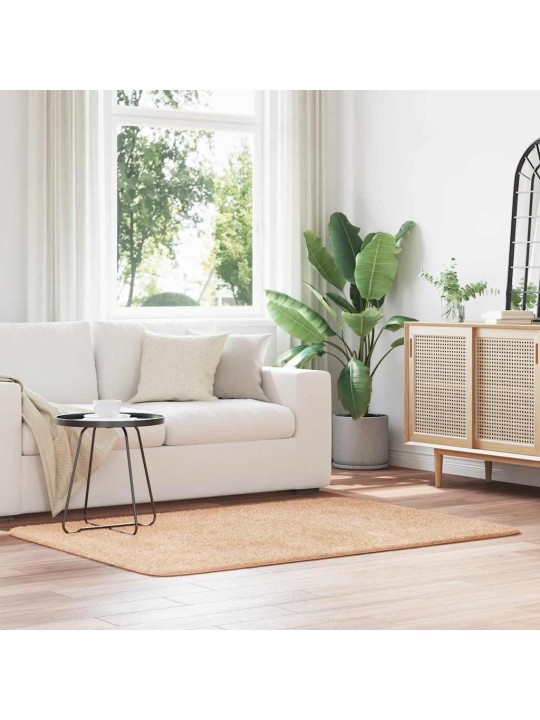 Pörrömatto korkeanukkainen navarra beige 120x170 cm polyesteri
